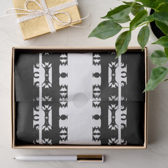 Ebony Rhythm Afrikanisches Muster Seidenpapier (Geschenk)