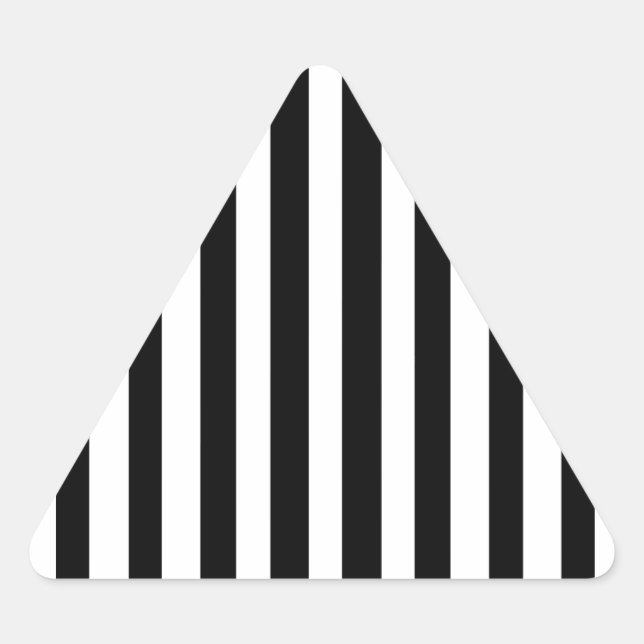 Ebony Snow Dreieckiger Aufkleber (Vorderseite)