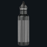 Ebony Snow Edelstahlflasche<br><div class="desc">Das ist ein lustiges,  unisex Muster,  das für jeden geeignet ist. Dieses Bild ist auf einer Vielzahl von anderen Produkten verfügbar,  klicken Sie einfach auf den Link unter dem Foto in der Nähe von 'Über dieses Design'.</div>