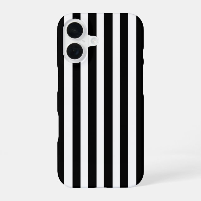 Ebony Snow iPhone 16 Hülle (Rückseite)