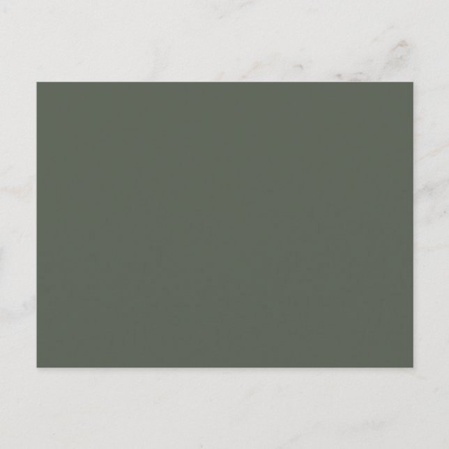 Ebony Solid Color Postkarte (Vorderseite)