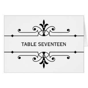 Ebony v2 Extravagante Tischnummer