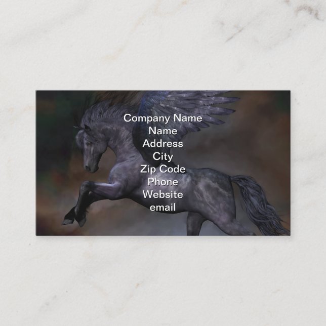 Ebony Visitenkarte (Vorderseite)