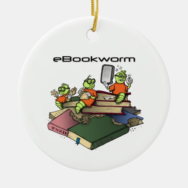 eBookworm Verzierung Keramik Ornament (Vorne)