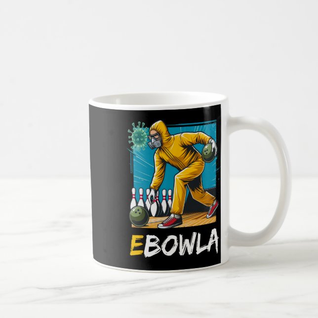 Ebowla Funny Bowling Player Ebowla Bowler Bowling Kaffeetasse (Rechts)