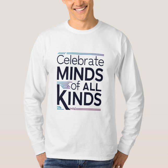 "Ebrbrace Jeder Geist: Feiern Minds aller Art T-Shirt (Vorderseite)