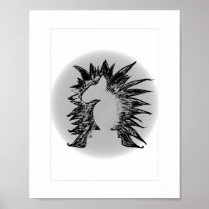 EBT SchachRitter Moderne Kunstdarstellung Poster