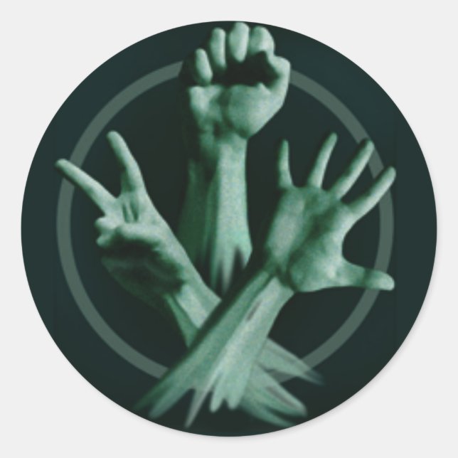 EC-Logo-Aufkleber (klein) Runder Aufkleber (Vorderseite)