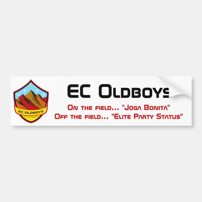 EC Oldboys Autoaufkleber (Vorne)