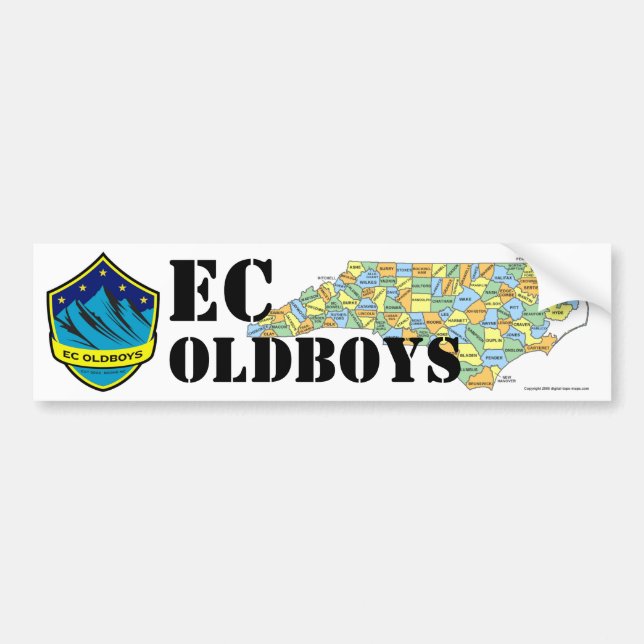 EC Oldboys Autoaufkleber (Vorne)