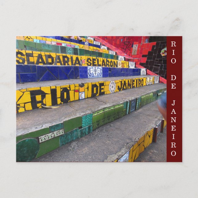 Ecadaria selarón rio postkarte (Vorderseite)