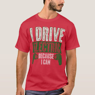 ECar Elektrofahrzeug Elektroauto vintage T-Shirt