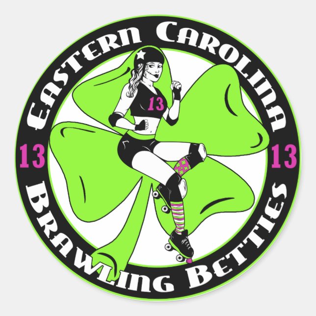 ECBB-Aufkleber Runder Aufkleber (Vorderseite)