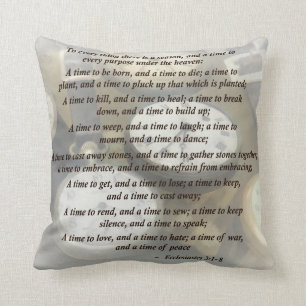 Ecc 3 1-8 zu jeder Sache dort ist eine Jahreszeit Kissen