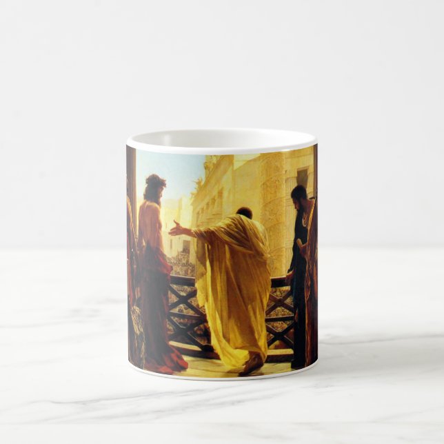 Ecce Homo - Antonio Ciseri Kaffeetasse (Mittel)