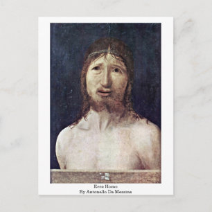 Ecce Homo by Antonello Da Messina Postkarte