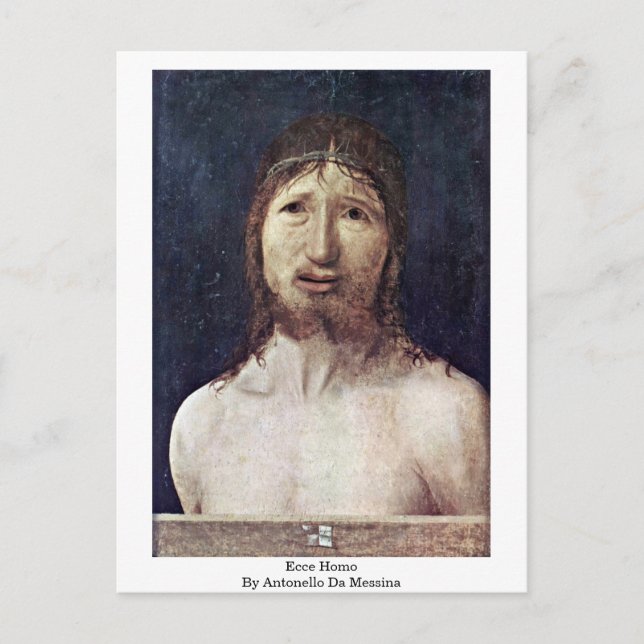 Ecce Homo by Antonello Da Messina Postkarte (Vorderseite)