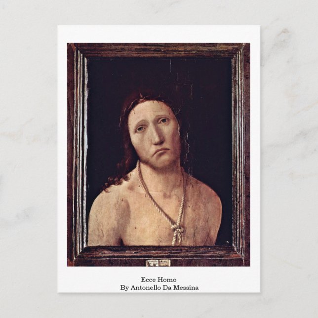 Ecce Homo by Antonello Da Messina Postkarte (Vorderseite)