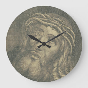 Ecce homo Heiliges Gesicht Jesu Große Wanduhr