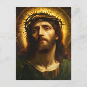 Ecce Homo Jesus Christus mit Dornenkrone Postkarte