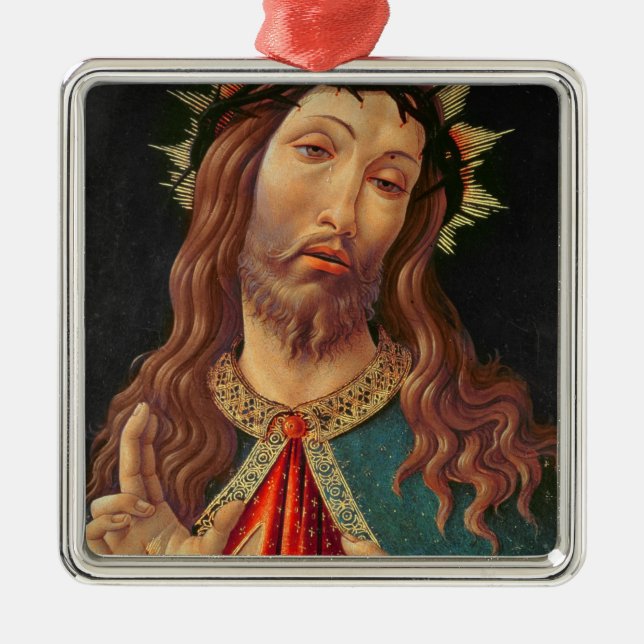 Ecce Homo oder der Redeemer, c.1474 Silbernes Ornament (Vorne)