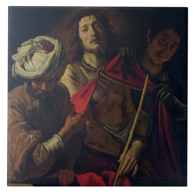 Ecce Homo (Öl auf Leinwand) Fliese (Vorderseite)