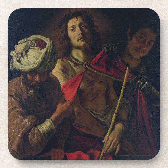 Ecce Homo (Öl auf Leinwand) Untersetzer (Vorderseite)