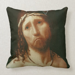 Ecce Homo (Öl auf Platte) Kissen