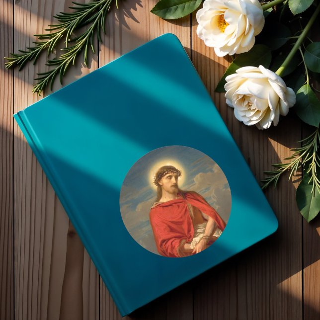 Ecce Homo, Otto Mengelberg, Religious Runder Aufkleber (Von Creator hochgeladen)