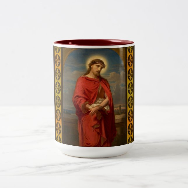 Ecce Homo, Otto Mengelberg Zweifarbige Tasse (Mittel)