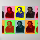 Ecce Homo - Pop Art Style Poster<br><div class="desc">Ecce Homo - Pop Art Style.ecce, homo, spain, spanisch, art, restauration, mode, ecce homo, Pop art, stylish, news, espana, espanol, espanola, Pop, espanola.</div>