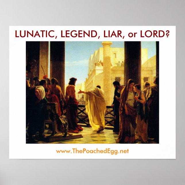 Ecce Homo (Siehe den Mann) drucken Poster (Vorne)