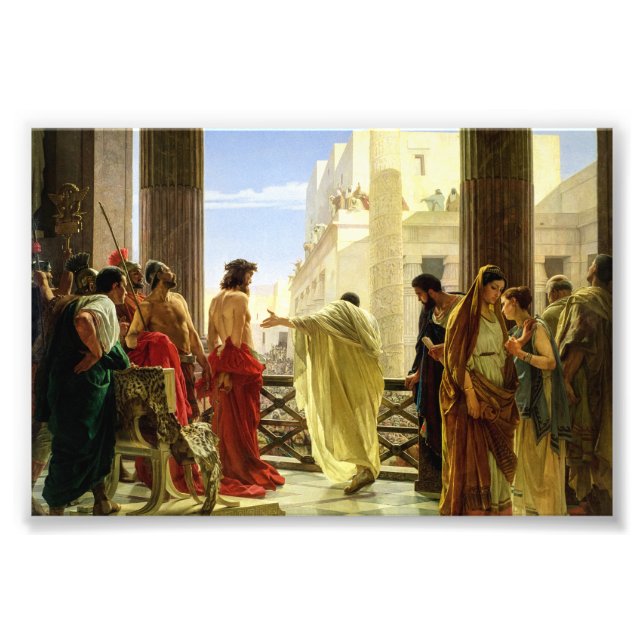 Ecce Homo von Antonio Ciseri Fotodruck (Vorne)