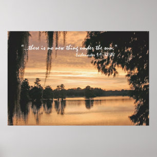 Ecclesiastes 1:9 Scripture Poster Print
