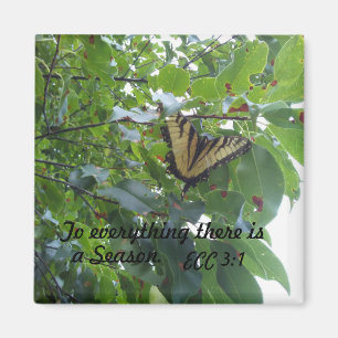 Ecclesiastes 3:1 Zu allem, was es eine Saison gibt Magnet