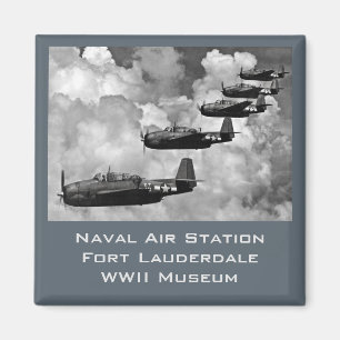 Echelon von Flugzeugen Magnet