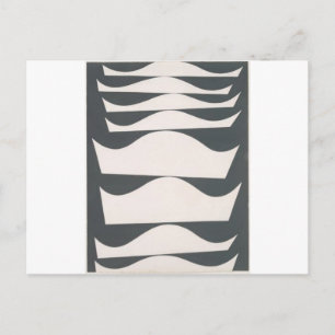 Echelonnement desaxe von Sophie Taeuber-Arp Postkarte