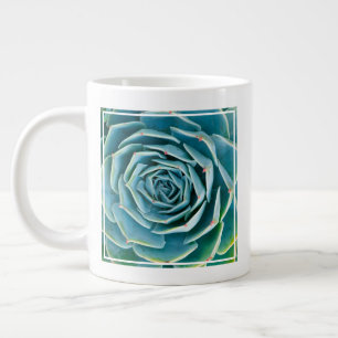 Echeveria-Rosette, Geheimgarten von Marrakesch Jumbo-Tasse