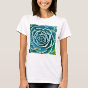Echeveria-Rosette, Geheimgarten von Marrakesch T-Shirt