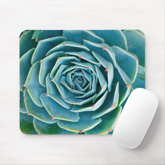 Echeveria Rosette, Secret Garden of Marrakech Mousepad (Mit Mouse)