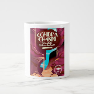 Echidna Chasm Cartoon-Reiseposter Jumbo-Tasse