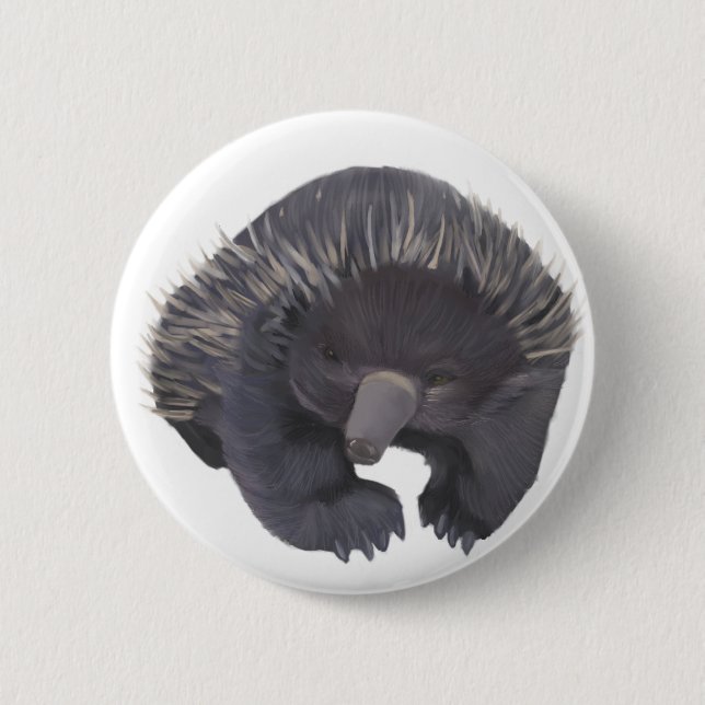 Echidna-Knopf Button (Vorderseite)