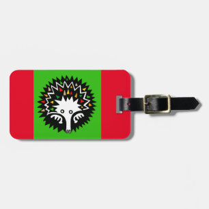 ECHIDNA -Monotreme - Natur - Rot und Grün Gepäckanhänger