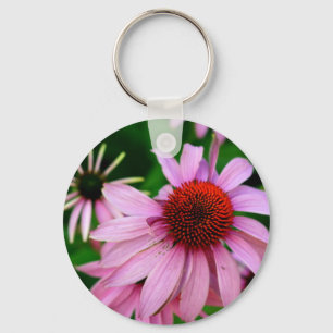 Echinacea-Blumen-Schlüsselanhänger Schlüsselanhänger