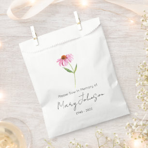 Echinacea Einfaches Samenpaket Begräbnis Geschenktütchen