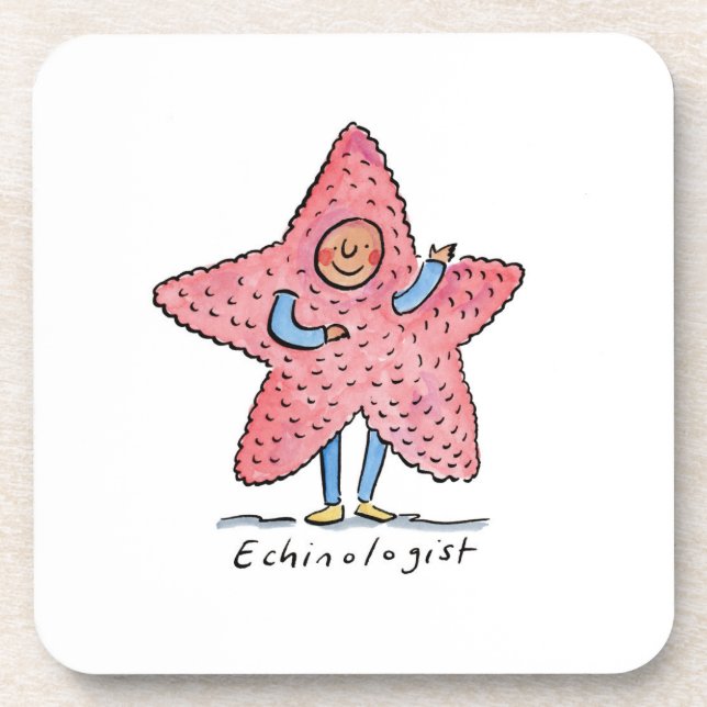 Echinologe Getränkeuntersetzer (Vorderseite)