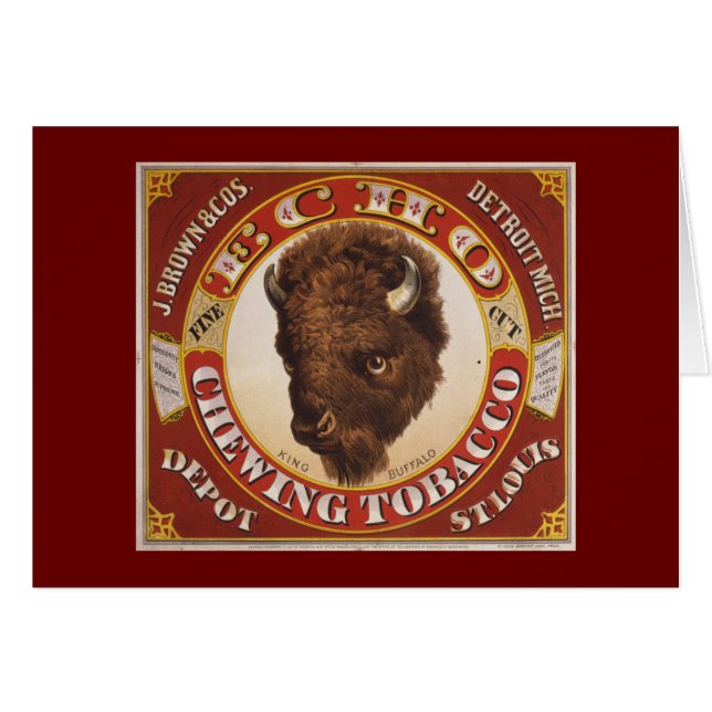 Echo Chewing Tobacco - King Buffalo Fine Cut (Vorderseite (Horizontal))