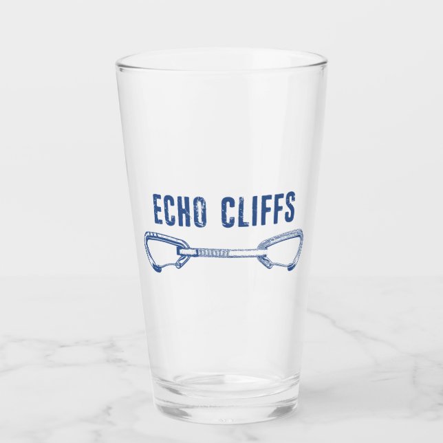 Echo Cliffs California Rock Climbing Quickdrag Glas (Vorderseite)