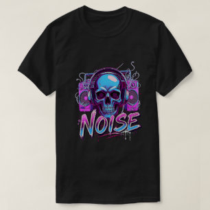 Echo des Geräuschs - Boombox Skull Streetwear T - T-Shirt