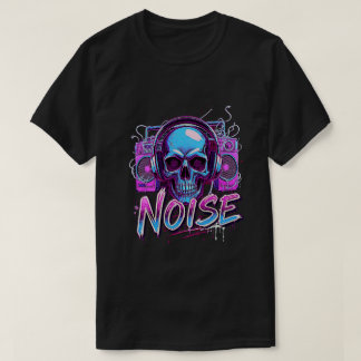 Echo des Geräuschs - Boombox Skull Streetwear T -  T-Shirt